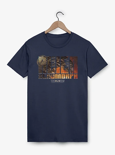 Alien Xenomorph Text Fill T-Shirt