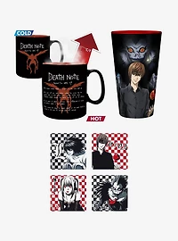 Death Note Coaster Mug and Glass Bundle