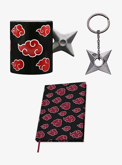 Naruto Shippuden 3D Mug Notebook & Keychain Bundle