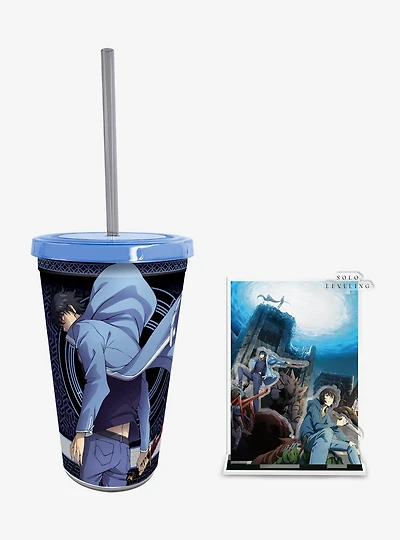 Solo Leveling Tumbler and Acryl Bundle