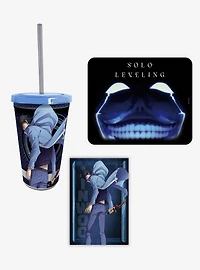 Solo Leveling Mousepad Tumbler & Magnet Bundle