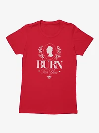 Bridgerton Burn For You Silhouette Womens T-Shirt