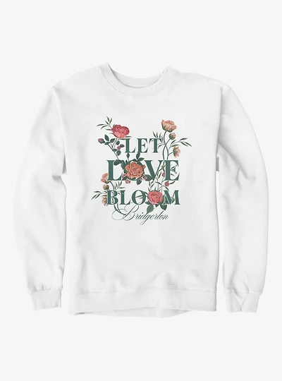 Bridgerton Let Love Bloom Floral Sweatshirt