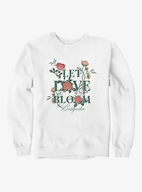 Bridgerton Let Love Bloom Floral Sweatshirt