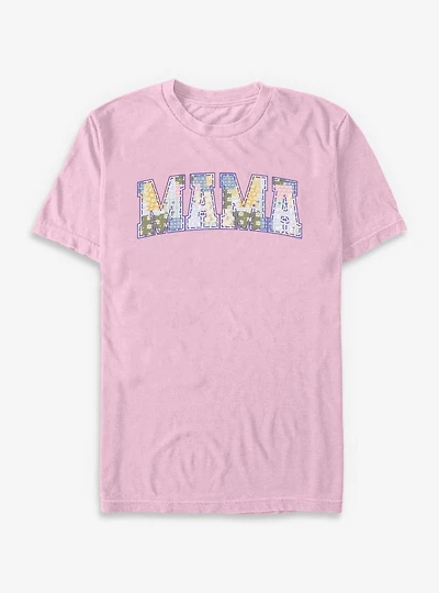 Disney Princesses Mama Patchwork Fill Collegiate Garment-Dyed T-Shirt