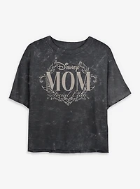 Disney Mom Social Club Mineral Wash Womens Crop T-Shirt