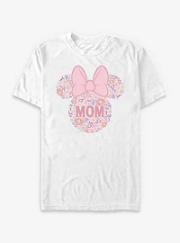 Disney Minnie Mouse Mom Floral Head T-Shirt