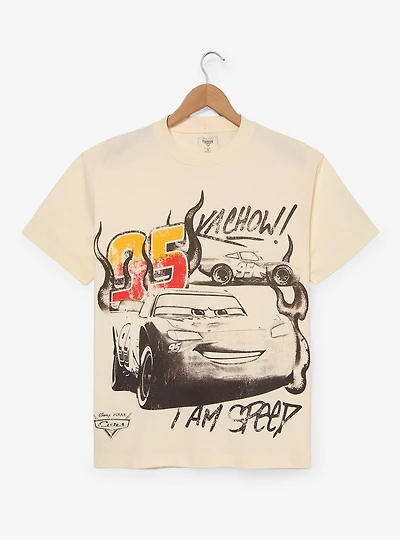 Disney Pixar Cars Lightning McQueen Tonal Portrait T-Shirt - BoxLunch Exclusive