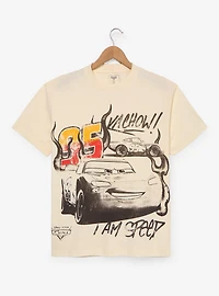 Disney Pixar Cars Lightning McQueen Tonal Portrait T-Shirt - BoxLunch Exclusive