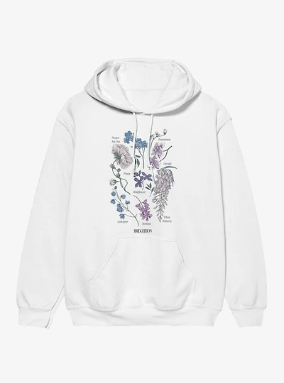 Bridgerton Floral Bouquet Names Hoodie