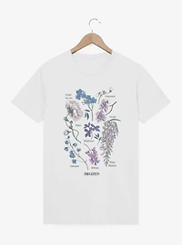 Bridgerton Floral Bouquet Names T-Shirt