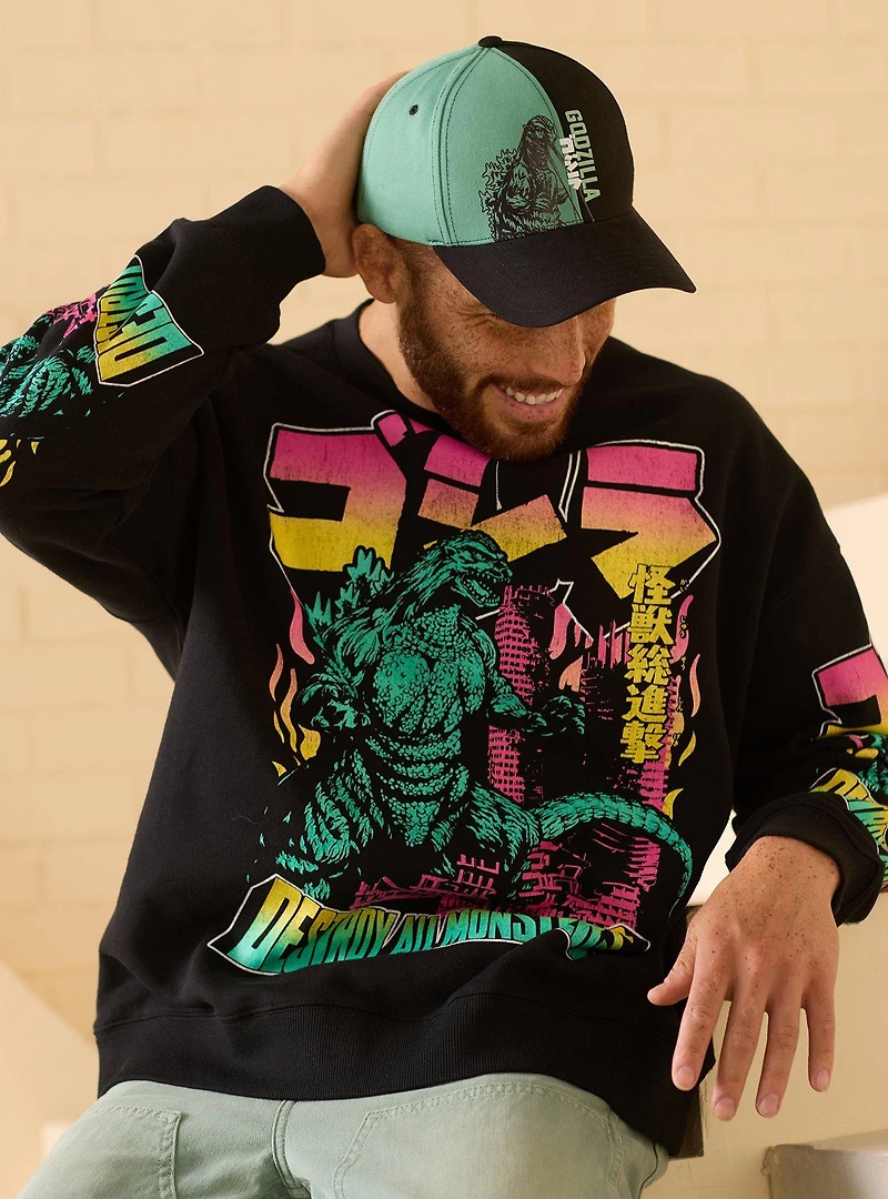 Godzilla Comic Color Crewneck - BoxLunch Exclusive