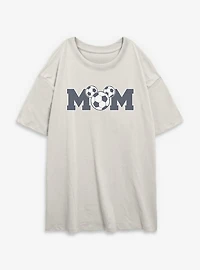 Disney Mickey Mouse Soccer Mom Womens Oversized T-Shirt
