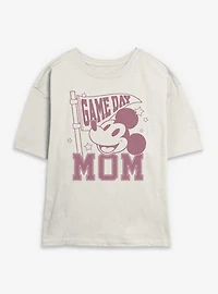 Disney Mickey Mouse Game Day Mom Womens Skimmer T-Shirt