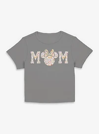 Disney Minnie Mouse Floral Fill Mom Women Baby T-Shirt