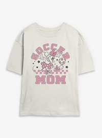 Disney Minnie Mouse Soccer Mom Womens Skimmer T-Shirt