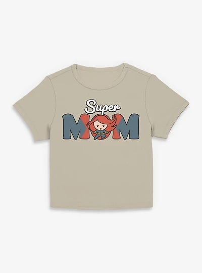 Marvel Black Widow Kawaii Super Mom Women Baby T-Shirt