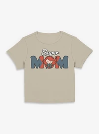 Marvel Black Widow Kawaii Super Mom Women Baby T-Shirt