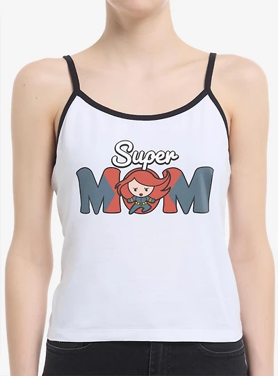 Marvel Black Widow Kawaii Super Mom Womens Cami