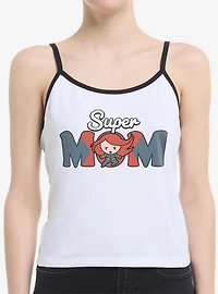 Marvel Black Widow Kawaii Super Mom Womens Cami