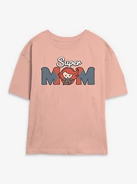 Marvel Black Widow Kawaii Super Mom Womens Skimmer T-Shirt