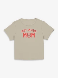 Marvel Spider-Man Most Amazing Mom Collegiate Women Baby T-Shirt