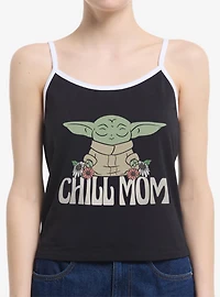 Star Wars The Mandalorian Chill Mom Grogu Womens Cami