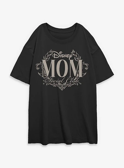 Disney Mom Social Club Womens Oversized T-Shirt