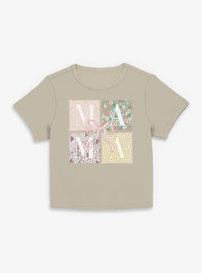 Disney Mickey Mouse Mama Bow Box Up Women Baby T-Shirt
