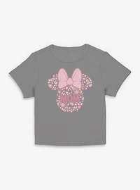Disney Minnie Mouse Mom Floral Head Women Baby T-Shirt