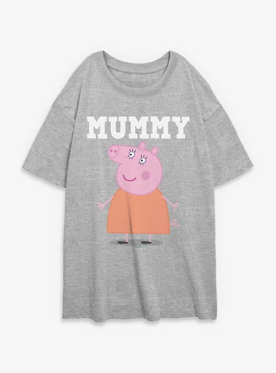 Peppa Pig Mummy Womens Oversized T-Shirt