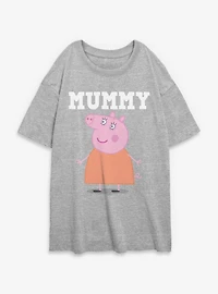 Peppa Pig Mummy Womens Oversized T-Shirt