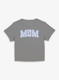 Disney Princesses Mom Icons Pattern Collegiate Women Baby T-Shirt