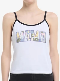 Disney Princesses Mama Patchwork Fill Collegiate Womens Cami