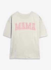 Disney Princesses Mama Icons Pattern Collegiate Womens Skimmer T-Shirt