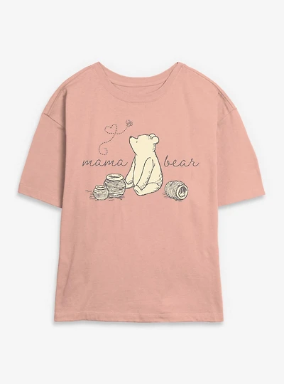 Disney Winnie The Pooh Mama Bear Sweet Womens Skimmer T-Shirt