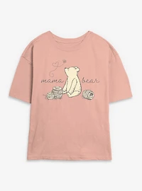 Disney Winnie The Pooh Mama Bear Sweet Womens Skimmer T-Shirt