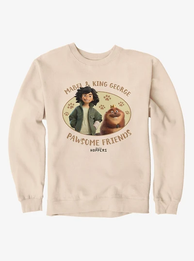 Disney Pixar Hoppers Mabel King George Pawsome Friends Sweatshirt