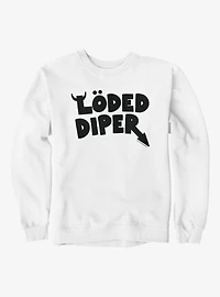 Diary Of A Wimpy Kid Loded Diper Band Logo Sweatshirt