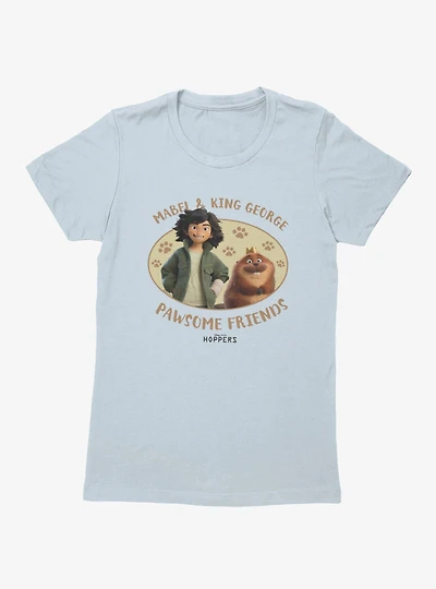 Disney Pixar Hoppers Mabel King George Pawsome Friends Womens T-Shirt