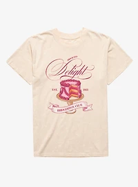 Bridgerton Club Shockand Delight Cake Mineral Wash T-Shirt