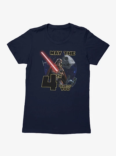Star Wars May The 4th Be With You Darth Vader For Womens T-Shirt