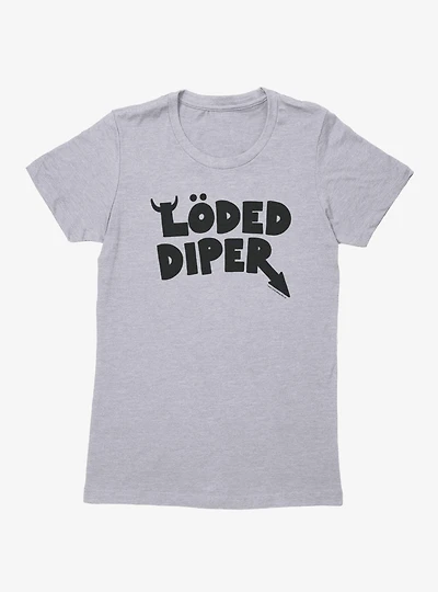 Diary Of A Wimpy Kid Loded Diper Band Logo Womens T-Shirt