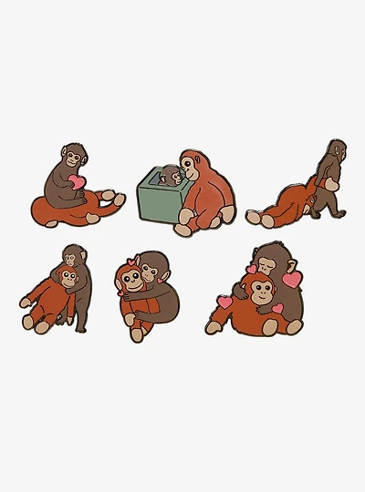 Love Punch Monkey Blind Bag Enamel Pin - BoxLunch Exclusive