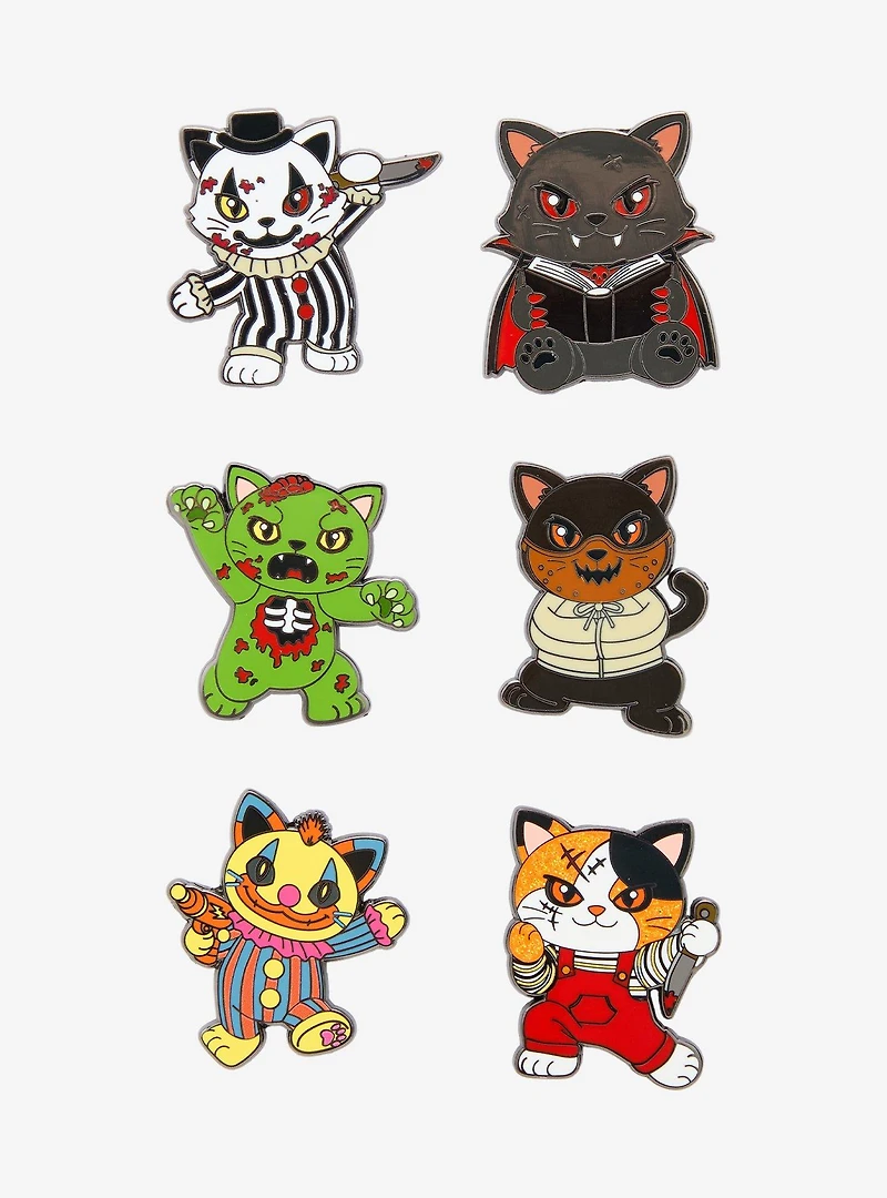 Otonagai Nightmeows Blind Box Enamel Pin - BoxLunch Exclusive