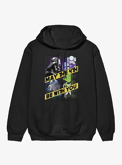 Star Wars May The 4th Be With You Diagonal Banner Hoodie