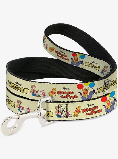 Disney Winnie The Pooh and Friends Poses Title Logos Dog Leash