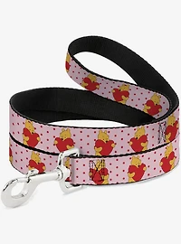 Disney Winnie The Pooh Hugging Heart Valentines Day Pose Dog Leash