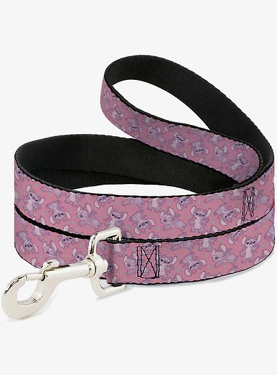 Disney Lilo & Stitch Angel Poses Scattered Dog Leash