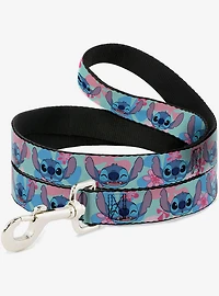Disney Lilo & Stitch Expressions and Flowers Dog Leash